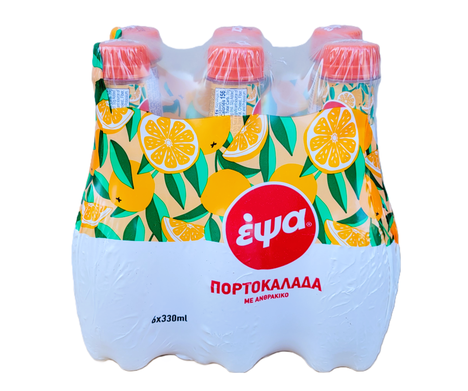 EPSA ORANGEADE SODA 6-PACK/330ml