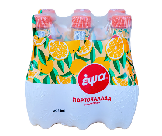 EPSA ORANGEADE SODA 6-PACK/330ml