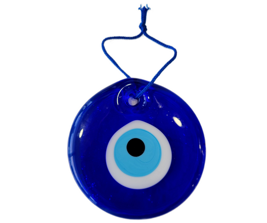 GLASS EVIL EYE HANGING CHARM