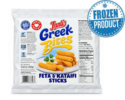 FANTIS GREEK BITES FETA & KATAIFI STICKS 450g