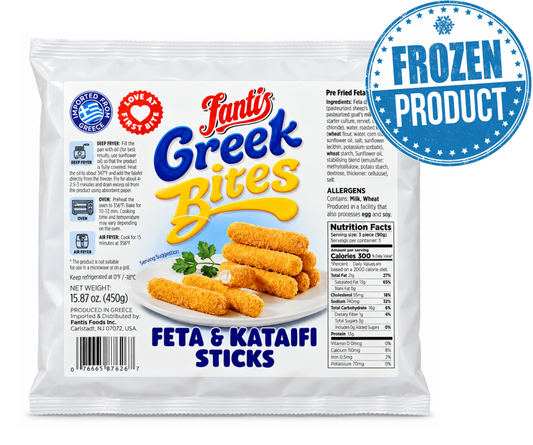 FANTIS GREEK BITES FETA & KATAIFI STICKS 450g