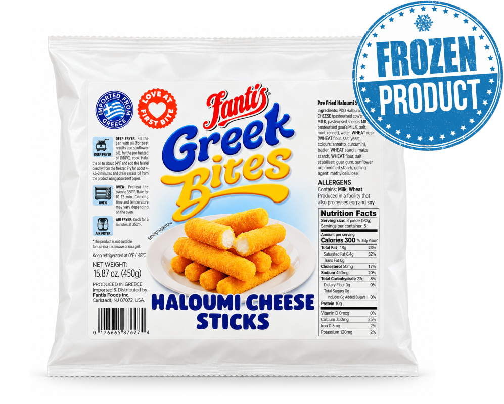 FANTIS GREEK BITES HALLOUMI STICKS 450g