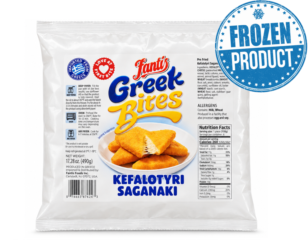 FANTIS GREEK BITES KEFALOTYRI SAGANAKI 490g