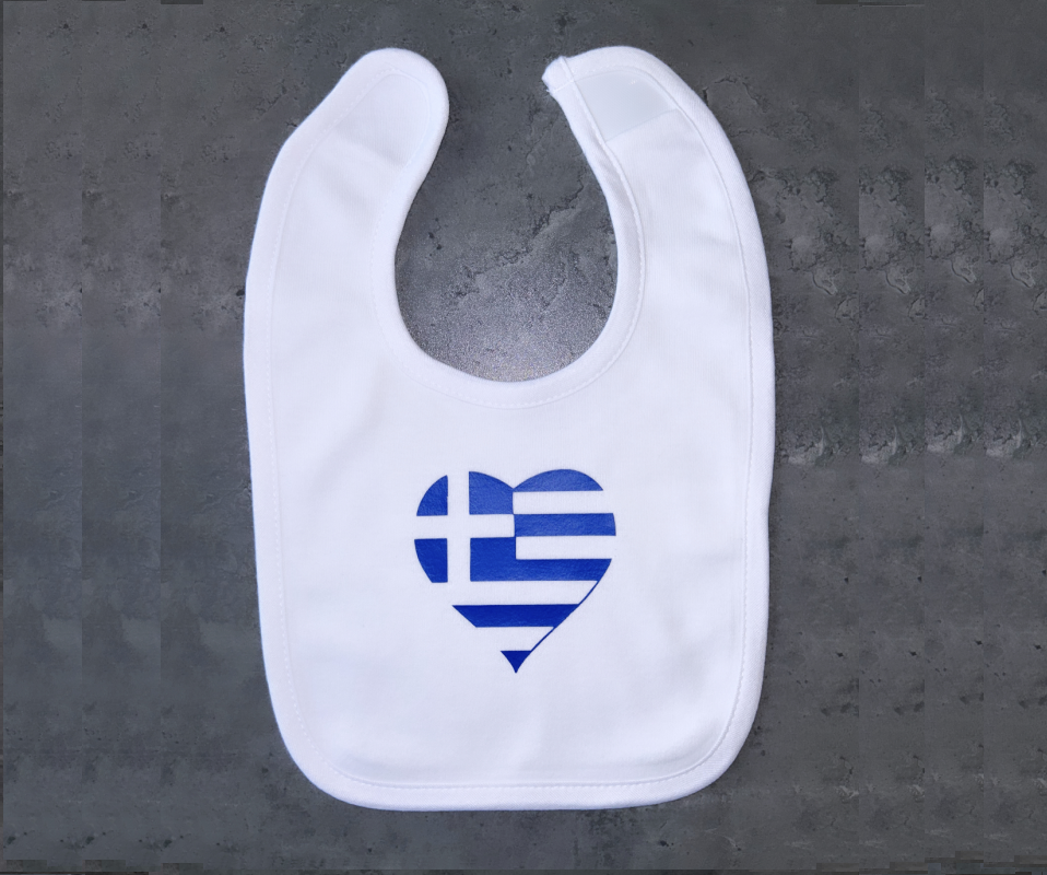 GREEK FLAG BIB