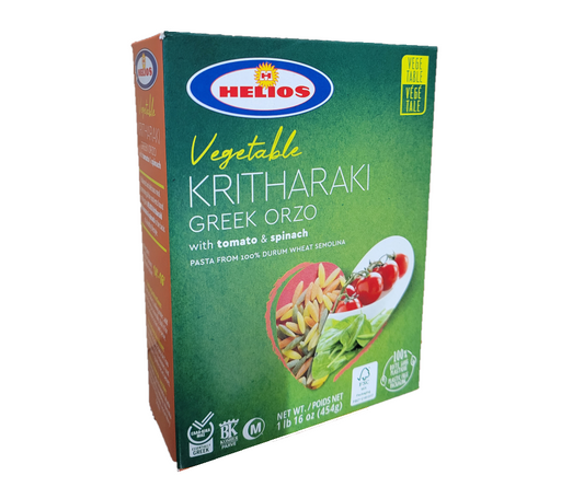 HELIOS VEGETABLE ORZO WITH TOMATO & SPINACH 500g