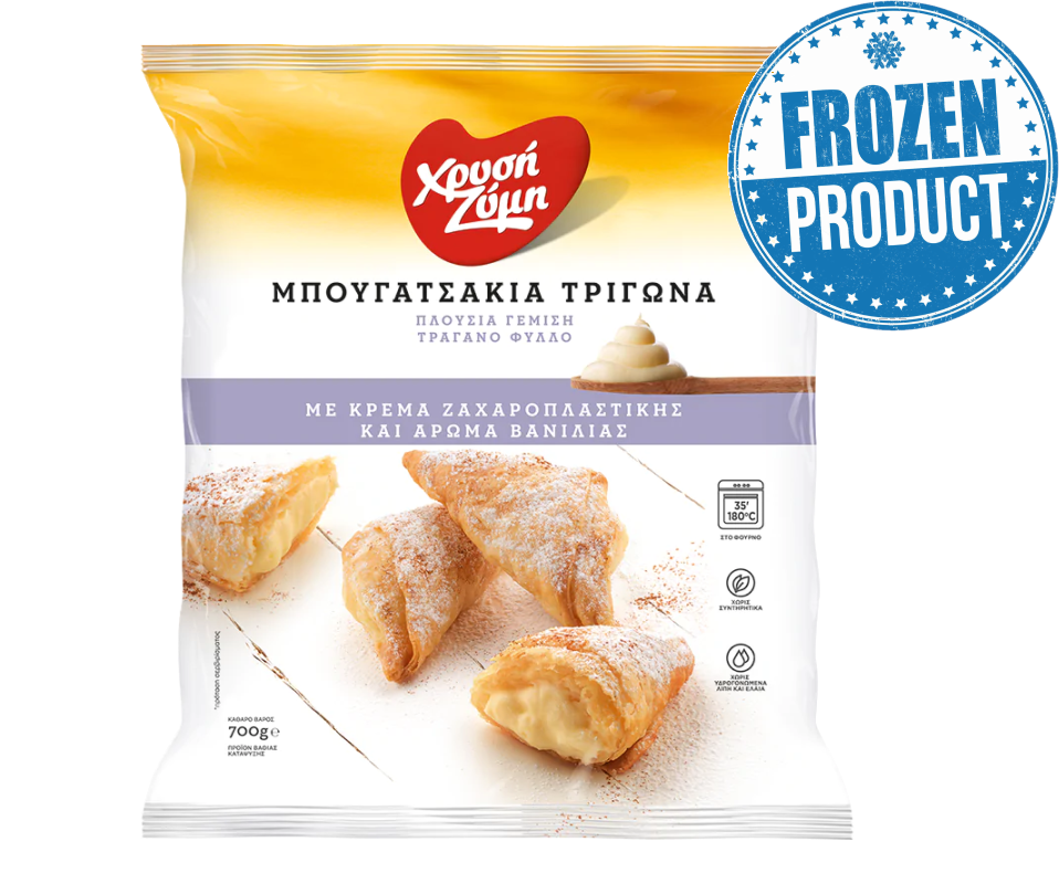 HRISI ZIMI MINI TRIANGLE BOUGATSA CREAM PIES 750g