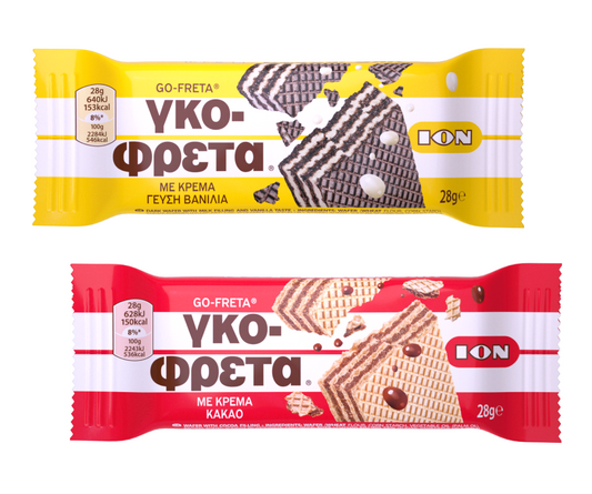 ION GO-FRETA BARS 28g