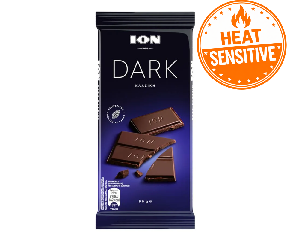 ION DARK CHOCOLATE BARS 90g