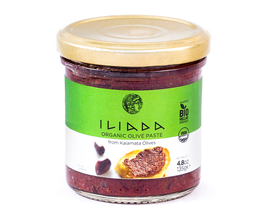 ILIADA ORGANIC KALAMATA OLIVE PASTE 135g