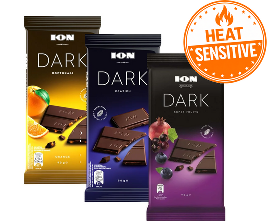 ION DARK CHOCOLATE BARS 90g