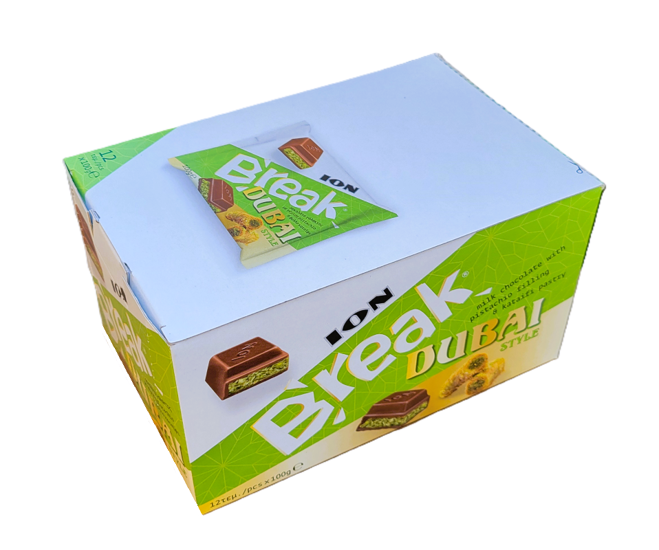ION BREAK DUBAI CHOCOLATE BAR 100g