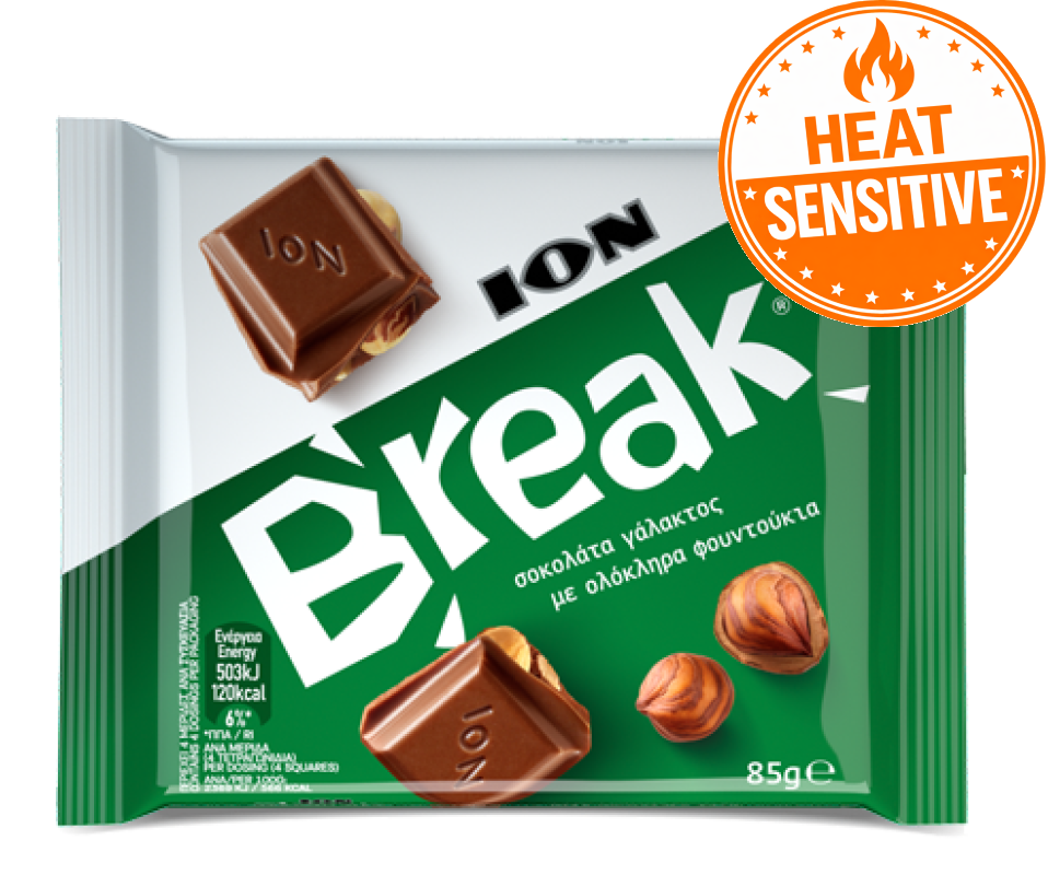ION BREAK CHOCOLATE BARS 85g