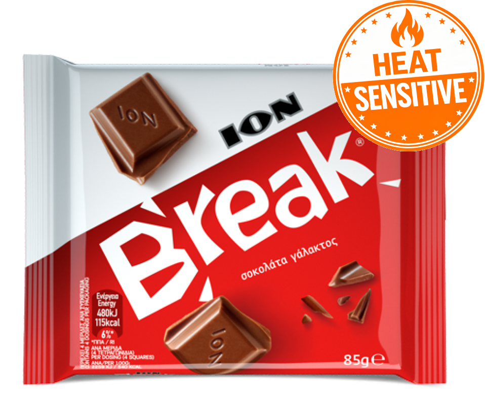 ION BREAK CHOCOLATE BARS 85g