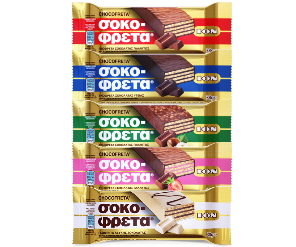 ION CHOCOFRETA BARS 38g