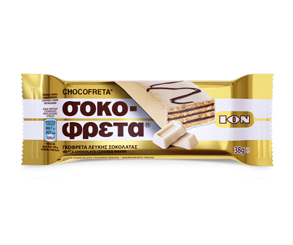 ION CHOCOFRETA BARS 38g