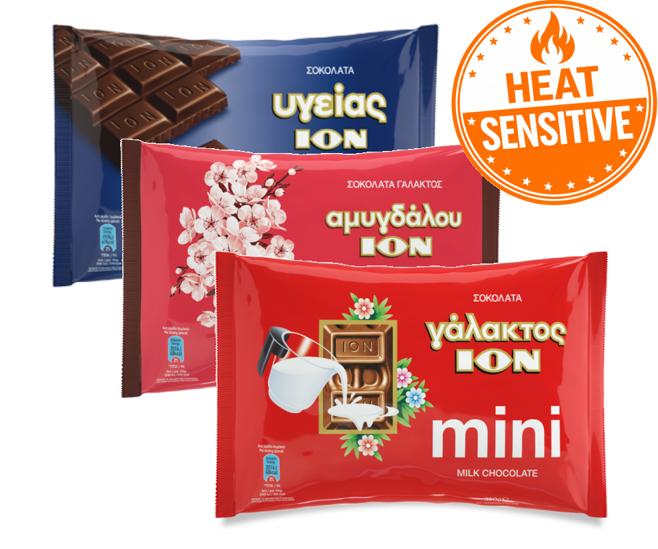 ION MINI CHOCOLATE BARS 400g