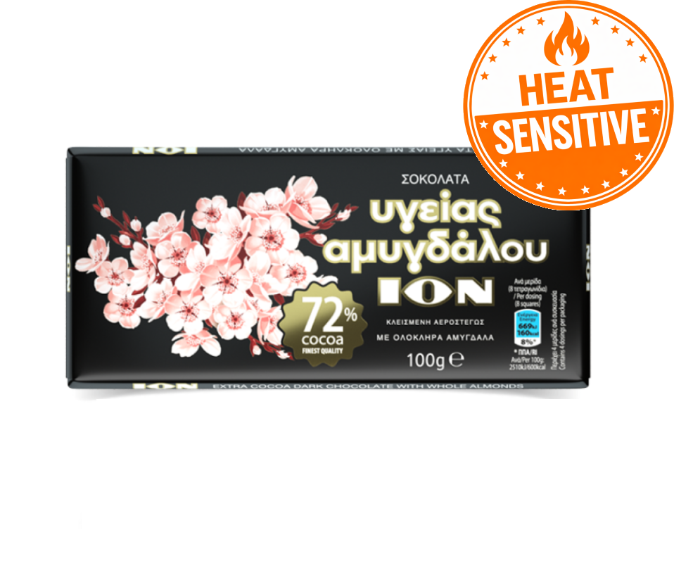 ION DARK CHOCOLATE BARS 100g