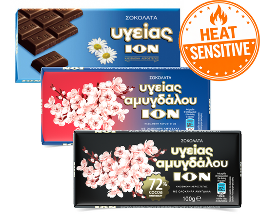 ION DARK CHOCOLATE BARS 100g