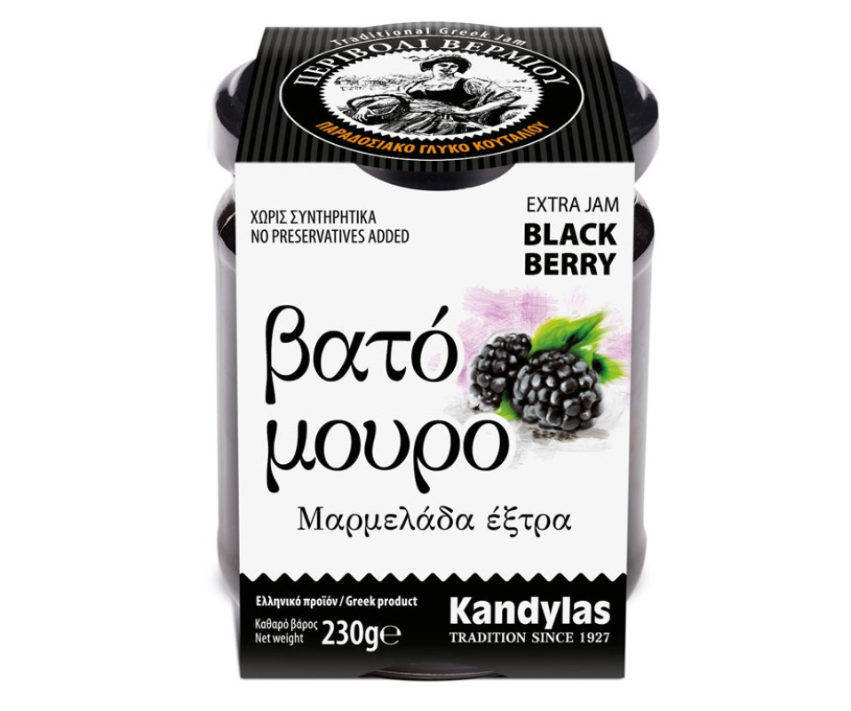 KANDYLAS EXTRA JAM BLACKBERRY 230g