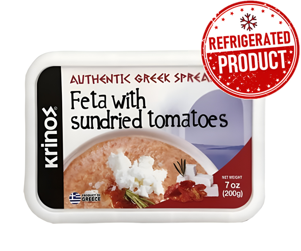 KRINOS FETA & SUN-DRIED TOMATOES SPREAD 7oz