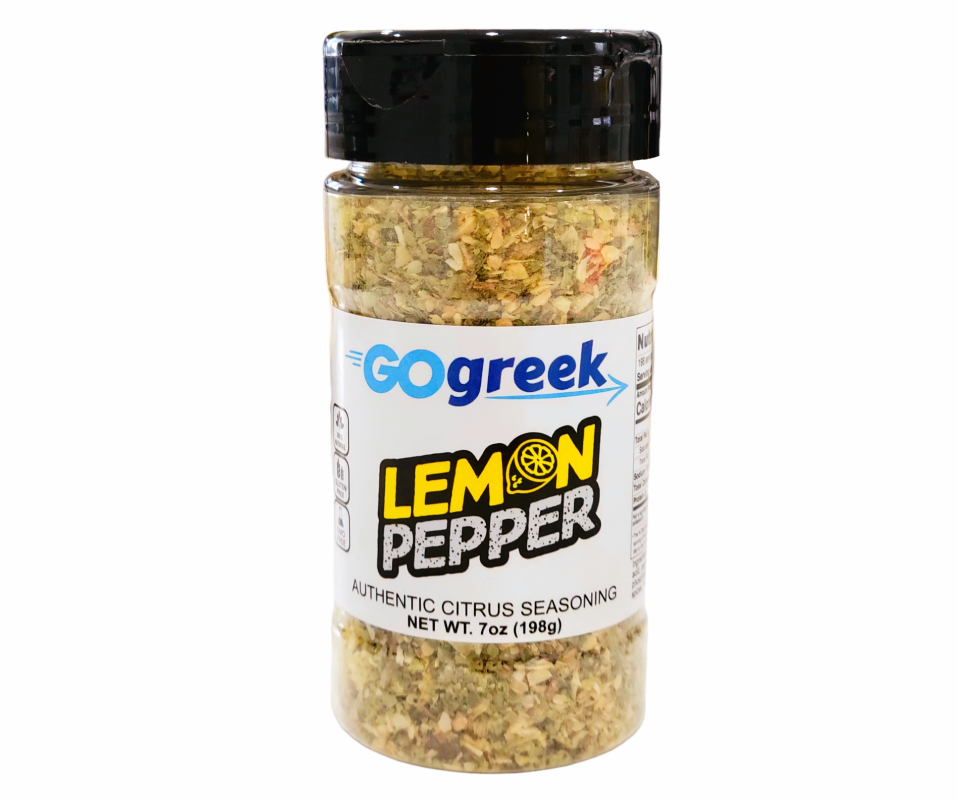 GOGREEK LEMON PEPPER SEASONING 7oz