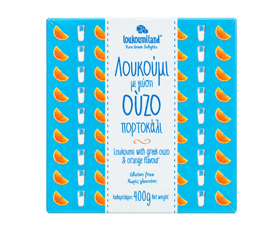 LOUKOUMILAND LOUKOUMI OUZO & ORANGE 400g