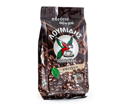 LOUMIDIS PAPAGALOS GREEK COFFEE DARK ROAST 3.5oz