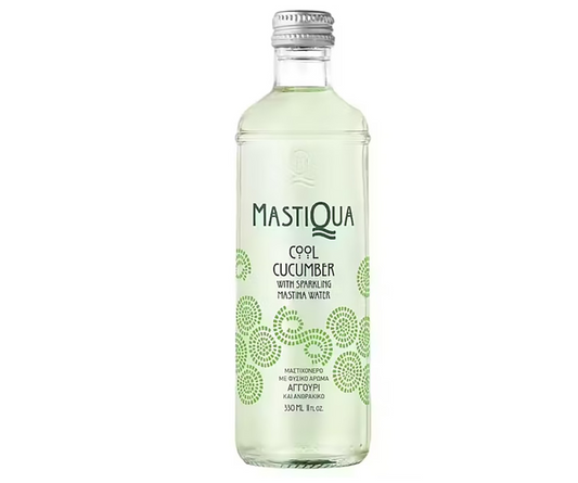 MASTIQUA SPARKLING COOL CUCUMBER MASTICHA WATER 330ml