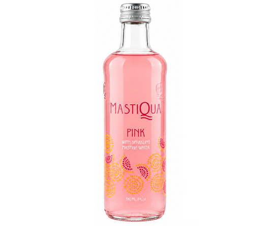 MASTIQUA SPARKLING PINK GRAPEFRUIT MASTICHA WATER 330ml