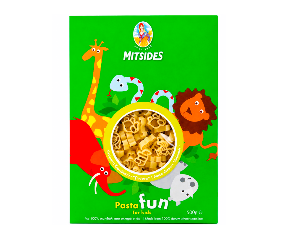 MITSIDES KIDS PASTA ANIMALS 500g