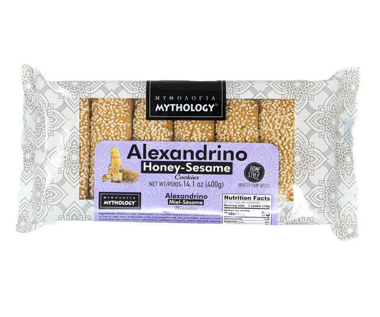 MYTHOLOGY ALEXANDRINO HONEY-SESAME COOKIES 400g