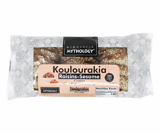 MYTHOLOGY KOULOURAKIA RAISINS-SESAME 430g