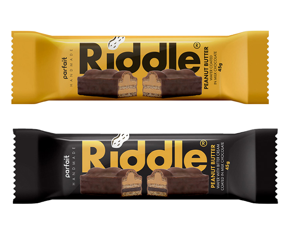 RIDDLE PEANUT BUTTER WAFER BARS 45g