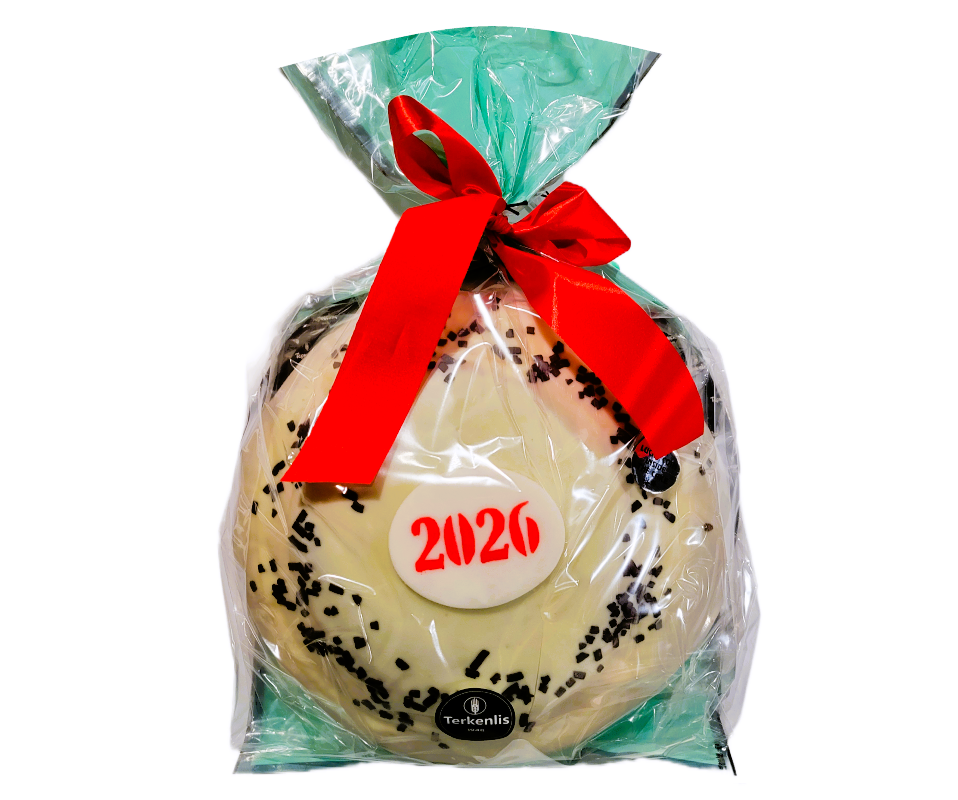 TERKENLIS 2026 VASILOPITA WHITE CHOCOLATE COATING (LUCKY COIN INCLUDED) 900g