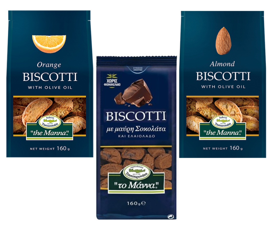 THE MANNA BISCOTTI WITH OLIVE OIL 160g