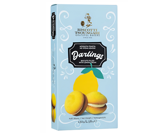 TSOUNGARI DARLINGS BISCUITS WITH LEMON CREAM 140g