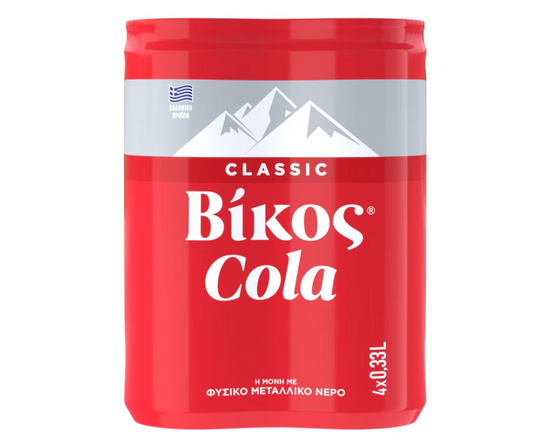 VIKOS CLASSIC COLA 4-PACK/330ml