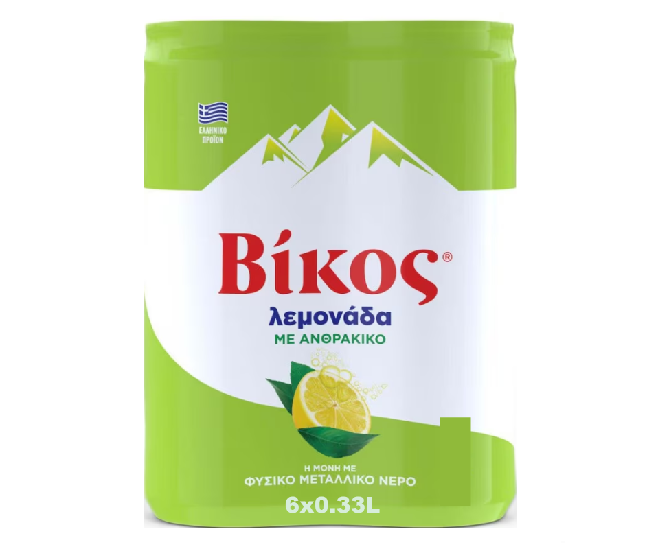 VIKOS LEMONADE SODA 6-PACK/330ml