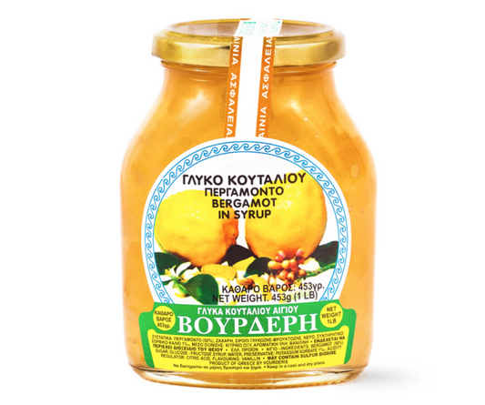 VOURDERIS BERGAMOT PRESERVES 16oz
