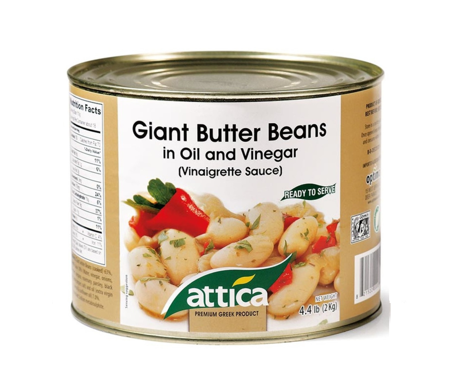 ATTICA GIANT BUTTER BEANS IN OIL & VINEGAR 2kg