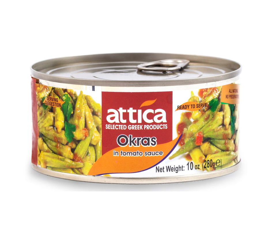 ATTICA OKRAS IN TOMATO SAUCE 10oz