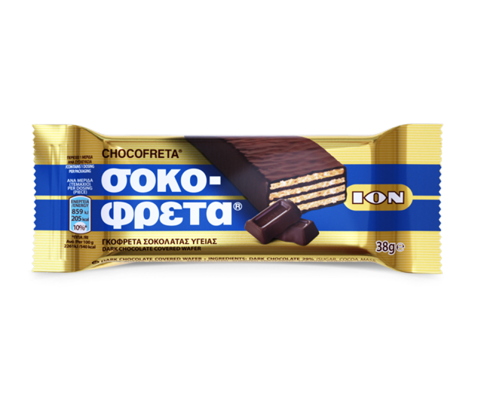 ION CHOCOFRETA BARS 38g