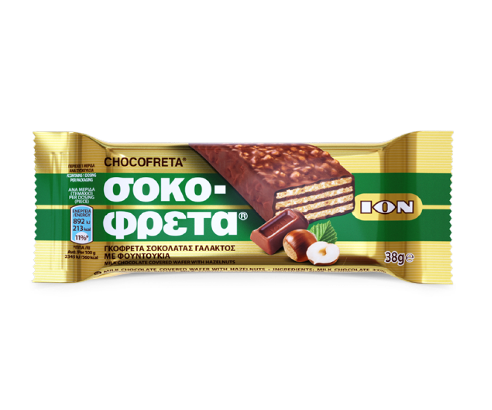 ION CHOCOFRETA BARS 38g