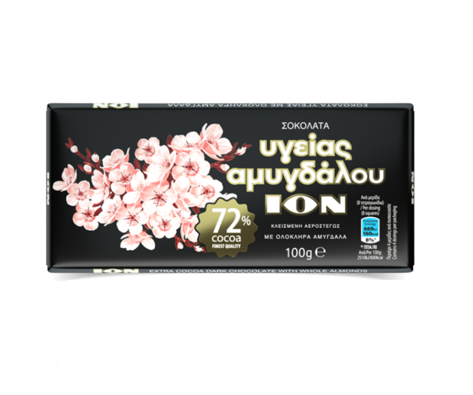 ION DARK CHOCOLATE BARS 100g