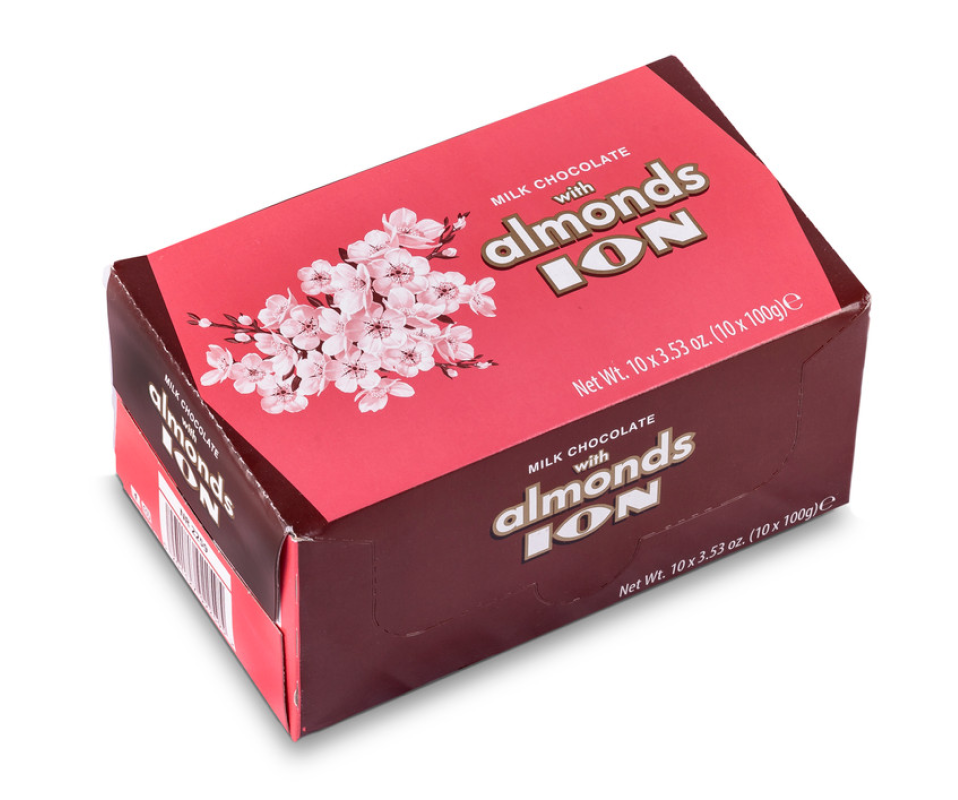 ION MILK CHOCOLATE BARS 100g