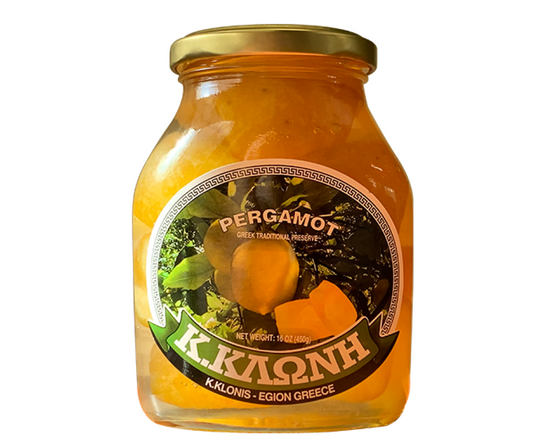 K. KLONIS PERGAMOT PRESERVES 16oz