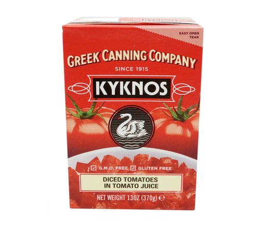 KYKNOS DICED TOMATOES IN TOMATO JUICE 370g