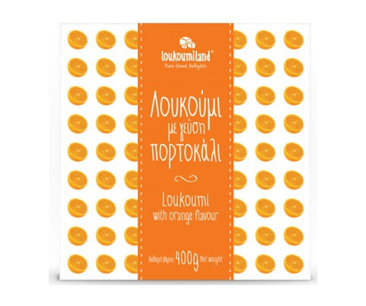 LOUKOUMILAND LOUKOUMI ORANGE FLAVOR 400g