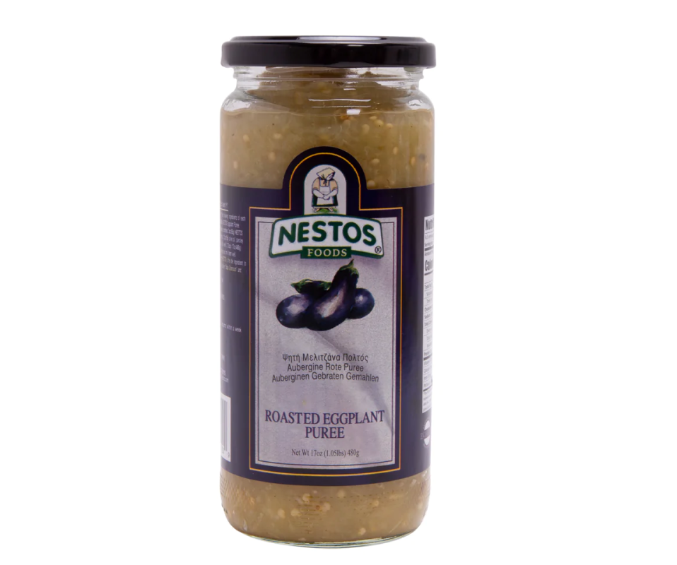 NESTOS ROASTED EGGPLANT PUREE 1lb