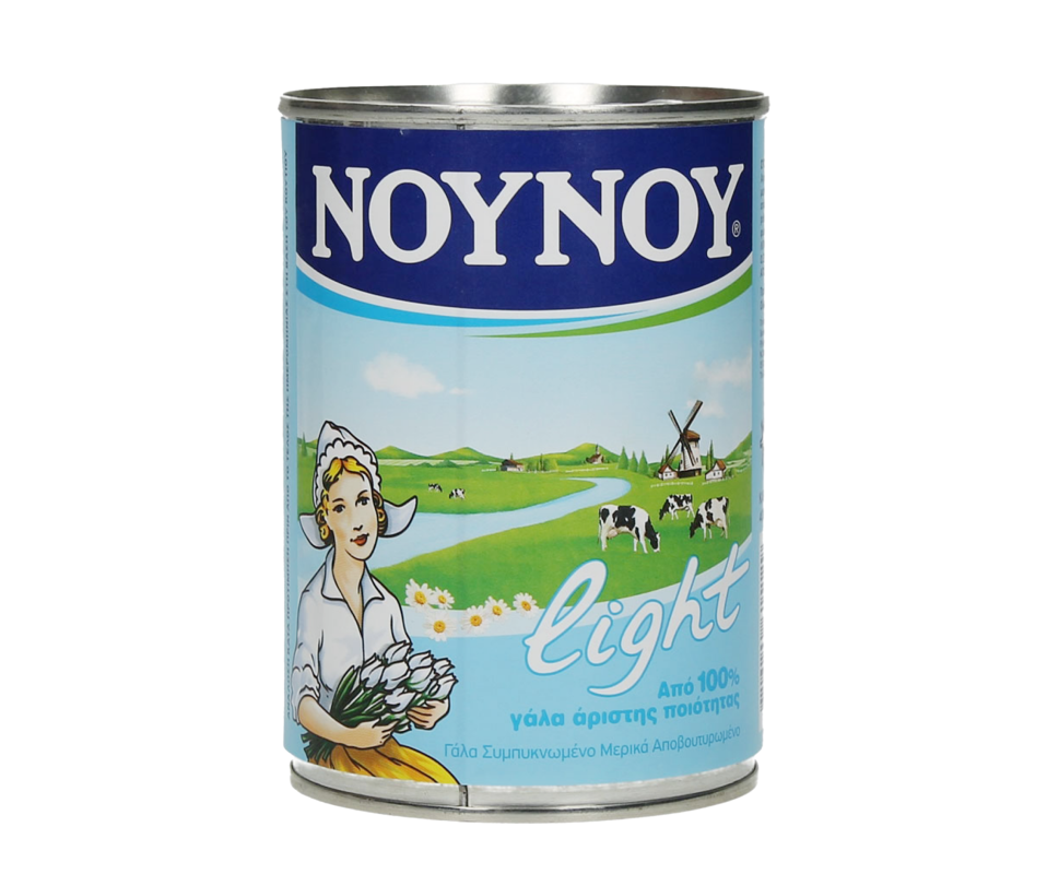 NOUNOU LIGHT EVAPORATED MILK 400g